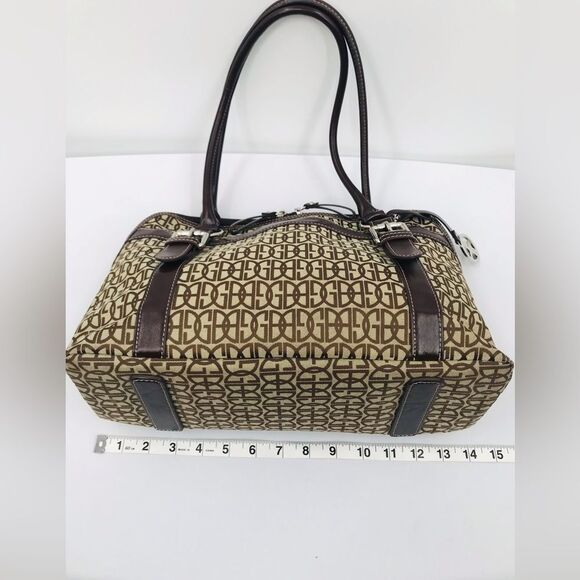 Giani Bernini Dome Buckle Handles Satchel Shoulder Bag Vintage Y2K - Picture 9 of 14